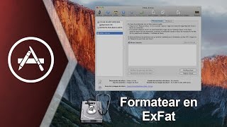 Formatear dispositivo de almacenamiento masivo en Mac ExFat [upl. by Zeitler]