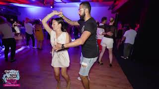 Yu My amp Eddie  salsa social dancing  Croatian Summer Salsa Festival 2022 [upl. by Nanoc155]