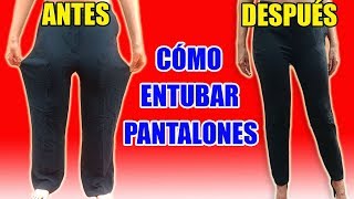 DIY  LA FORMA MAS FÁCIL DE ENTUBAR TUS PANTALONES COMO UN PROFESIONAL  MariG [upl. by Noevad]