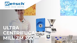 Ultra Centrifugal Mill ZM 300  Introduction RETSCH rotormill laboratoryinstruments [upl. by Annerb]