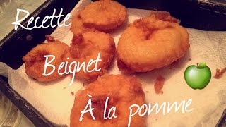 Recette Beignet à La Pomme♡ [upl. by Ynafets]