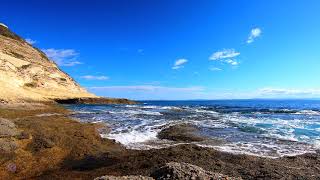 La plage de Saint Antoine et Le quotbateau échouéquot à Capo Pertusato à Bonifacio en Corse en direct Live [upl. by Arsuy746]