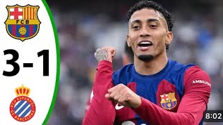 BARCELONE VS ESPAGNOL DE BARCELONE 31 ALL GOALS amp HIGHLIGHTS 2024 [upl. by Neelyar]