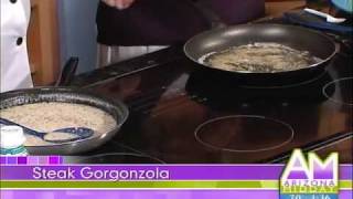 Chef Gino Bambinos Steak Gorgonzola recipe [upl. by Venetia]