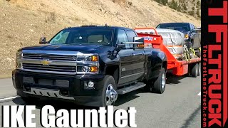 2016 Chevy Silverado 3500 HD Dually Takes on The Extreme Ike Gauntlet Towing Review [upl. by Grethel]