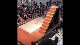 Amazing Trampoline Act  Climbing The Stairs To Success  Enjoy [upl. by Lukas44]