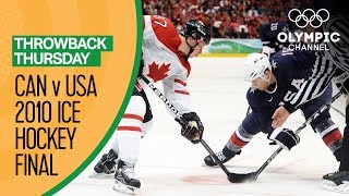 Canada v USA  Condensed Mens Ice Hockey Final  Vancouver 2010  Throwback Thursday [upl. by Ednalrim]