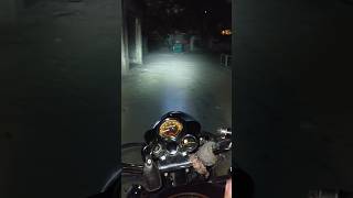 Nighteye LED Headlight Night Review ✅  Best LED For All Motorcycle 🏍️  Bullet Modification shorts [upl. by Lebezej317]