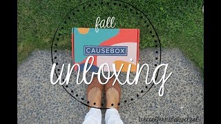 fall causebox unboxing [upl. by Noraed]