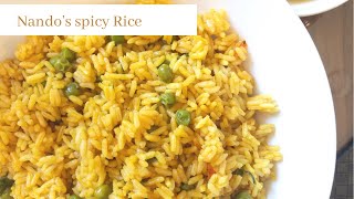 How To Make Easy Nando’s Style Spicy Rice [upl. by Theodor]