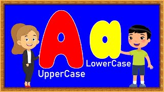 Alphabet Uppercase and Lowercase  Preschool Learning Alphabet  Kids Learning Alphabet [upl. by Millda]