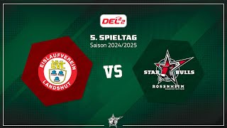 EV Landshut vs Starbulls Rosenheim  Game Highlights [upl. by Sherie306]