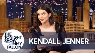 Kendall Jenner Reads a Letter She Wrote as a Teen Predicting Her Modeling Fame [upl. by Yreffoeg33]