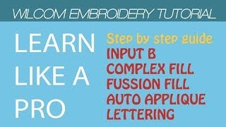 Wilcom Embroidery Digitizing tutorial  Simple Technique Step by step [upl. by Sidoma]