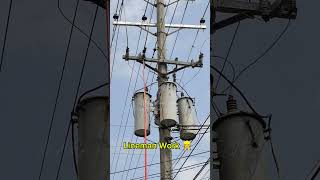 Lineman WorkEnergize Transformer lineman electrician line [upl. by Deeraf]