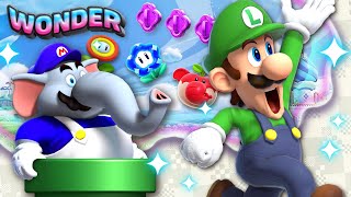 Luigi amp SMG4 Play SUPER MARIO BROS WONDER [upl. by Narah]