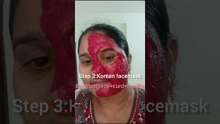 Day 11 beetroot facial30days30tipsfacialdiyskincarefacemaskbeautyshortstrending [upl. by Soni]