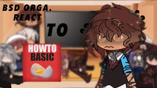 BSD ORGANIZATIONS REACT TO HOWTOBASIC  SHIPS  BSD X GACHA  FYO0XX [upl. by Alleuqram]