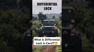 What Is Differential Lock In Cars🤔 shorts [upl. by Drucill]