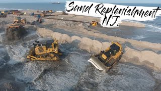 Sand Replenishment Deauville Beach NJ 52818 [upl. by Ymeon123]