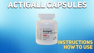 Actigall capsules how to use Mechanism of action Uses Dosage Side Effects [upl. by Anawit47]