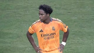 Endrick vs AC Milan DEBUT Real Madrid 310724  HD [upl. by Romina]