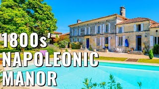 Buy a Napoleonic Manor in France  Modern Luxury amp Historical Charm  A30604JHI16 [upl. by Voe]