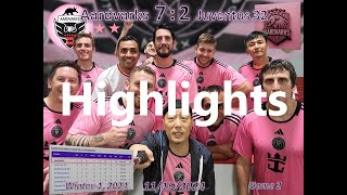 11142024  Aardvarks vs Juventus 32 72  Highlights  Winter1 game 2 [upl. by Khalsa]