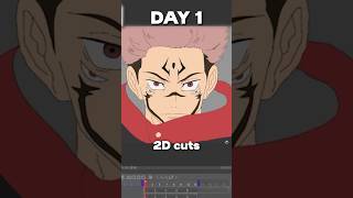 I Worked Like A MAPPA Animator For 72 Hours shorts anime mappa jujutsukaisen gojo sukuna [upl. by Adey252]