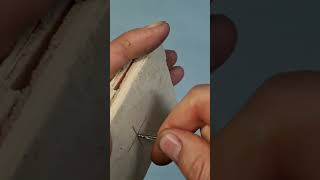 How to make a hole in wood plastic leather and others Gimlet  DIY [upl. by Refinne]