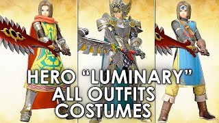 Dragon Quest XI All Main Hero Character Costumes And Armour Locations Full Guide [upl. by Uriiah]