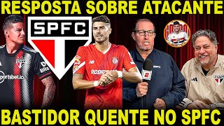 DE ÚLTIMA HORA SPFC TEM RESPOSTA POR ATACANTE EDU AFONSO SOLTA A BOMBA JAMES VIRA DISCUSSÃO E [upl. by Ahsiram]