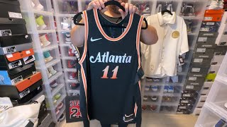 Trae Young Nike Authentic City Edition Atlanta Hawks Jersey [upl. by Ednutey]