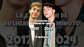 La Evolución de Rusherking en 1 minuto 20172024 rusherking [upl. by Ahcas937]