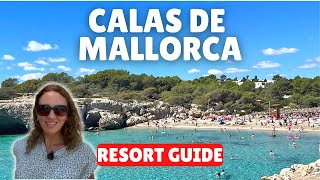 A Holiday Guide to CALAS DE MALLORCA Resort Majorca Spain [upl. by Tiny]