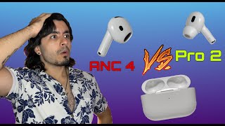 I COMPARED the NEW AIRPODS 4 ANC to the AIRPODS PRO 2 [upl. by Lockhart]