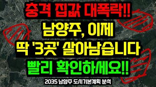 남양주 부동산전망 이 3곳을 주목하세요  2035 남양주 도시기본계획 분석 [upl. by Adina641]