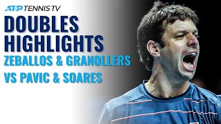 Amazing Points amp Drama  Zeballos amp Granollers v Pavic amp Soares  Nitto ATP Finals 2020 Higlights [upl. by Einittirb]