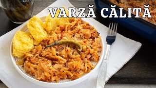 Varză CĂLITĂ de post  rețeta de varză dulce fără carne [upl. by Darlene]