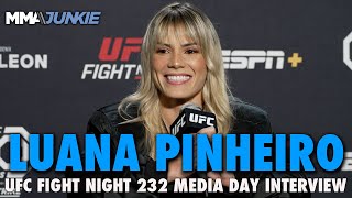 Luana Pinheiro Never Thought Amanda Ribas Fight Would Happen Due to History  UFC Fight Night 232 [upl. by Concettina]