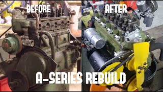 Rebuilding an Aseries engine  Morris Minor 1000 [upl. by Elbertina]