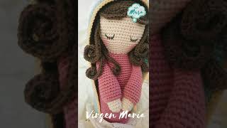 Vírgen María para Nacimiento Tejido a Crochet  Belén Amigurumi Tutorial Paso a paso [upl. by Najar]