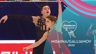 MishinaGalliamov RUS  Pairs Free Skating  Rostelecom Cup 2020  GPFigure [upl. by Akkim577]