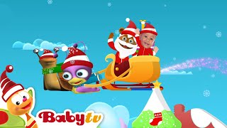 ¡Es época de nieve ⛄ Juguemos con Santa y amigos 🎅 BabyTVSP [upl. by Harve]