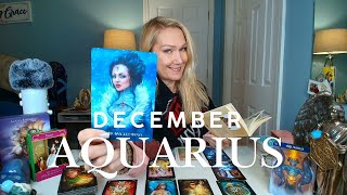 Aquarius December An unexpected event gives anxiety but you will be ok aquarius tarot december [upl. by Felecia]