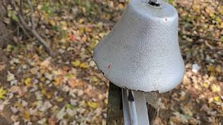 Bell Ringing at Pigeon Roost Farm Similar to GE Steel Bell [upl. by Iznek]