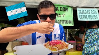 Probando COMIDA CALLEJERA en HONDURAS 🇭🇳 ft De Viaje con Seoane [upl. by Isak]