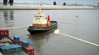 60 Inch RC Tug Eskgarth at New Brighton Lake Wirral Merseyside UK [upl. by Gorga]