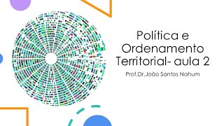 Política e Ordenamento Territorialaula 2 [upl. by Uda]