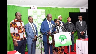 FINAL PRESIDENTIAL IEBC RESULTS ANNOUNCEMENT LIVE FROM BOMAS [upl. by Chambers896]